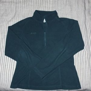 Columbia teal fleece pullover